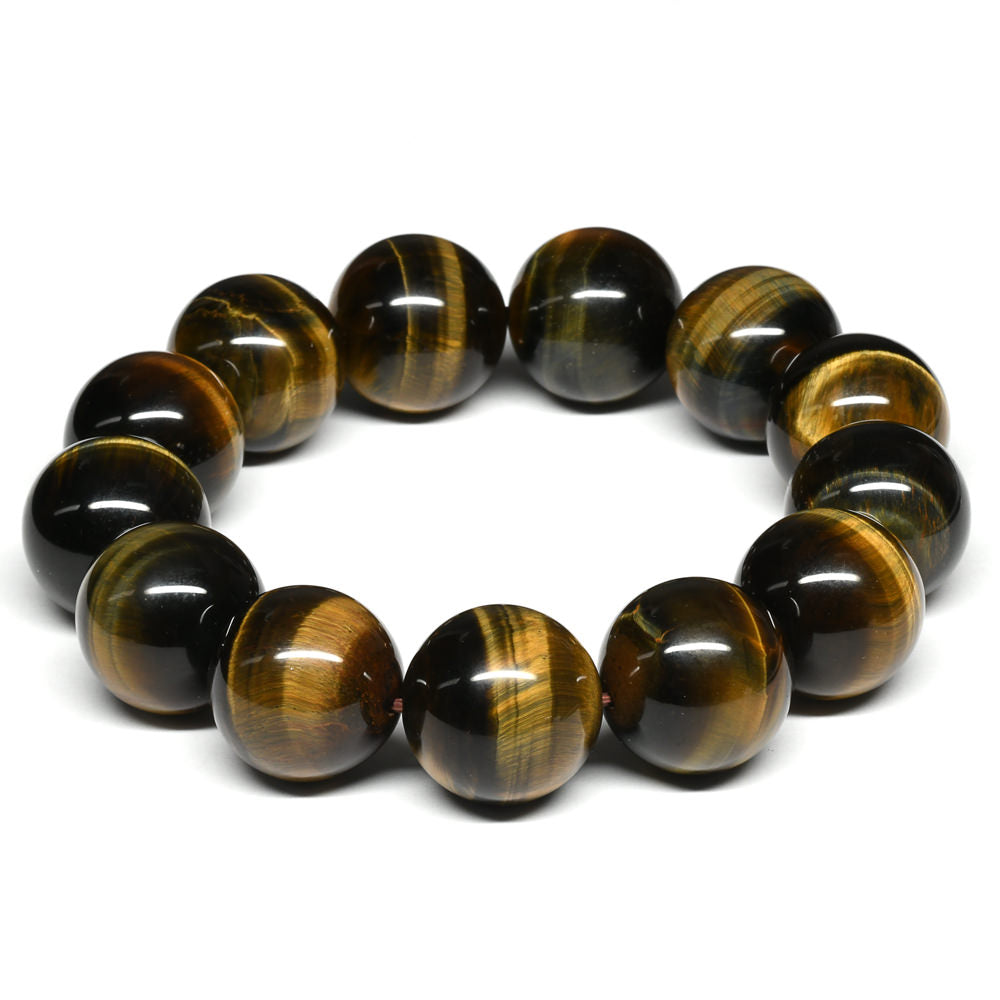 ゼブラタイガーアイ ブレスレット 18mm #SB014