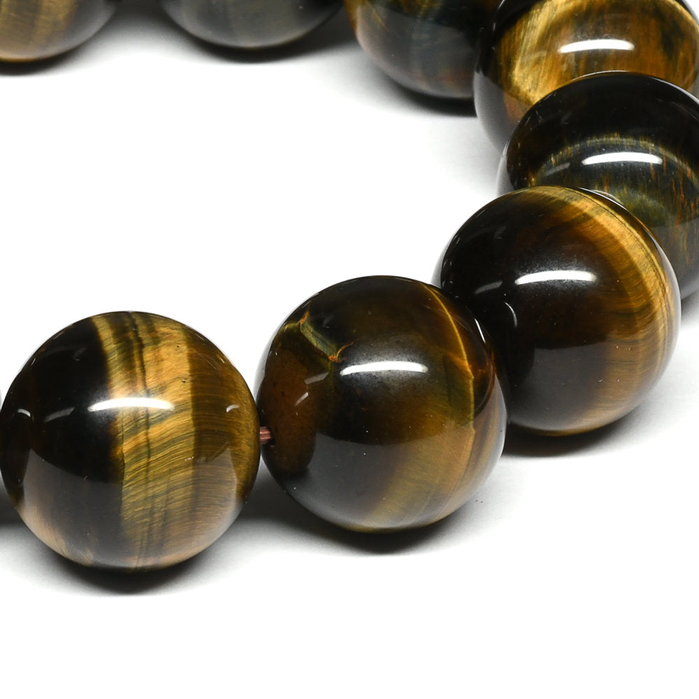 ゼブラタイガーアイ ブレスレット 18mm #SB014