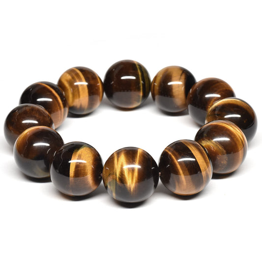 [大玉]ゼブラタイガーアイ ブレスレット 20-20.5mm #SB015