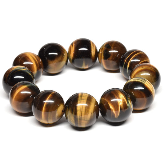 [大玉]ゼブラタイガーアイ ブレスレット 20-20.5mm #SB016