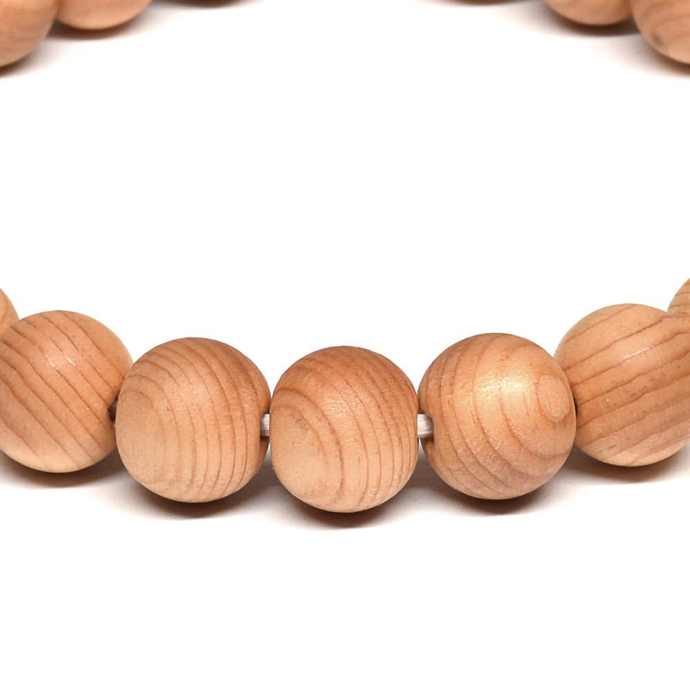 高野山壇上伽藍中門檜 明星 ブレスレット 8mm #SB029