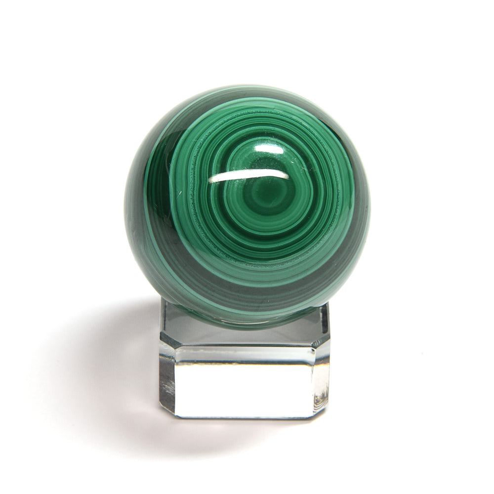 コンゴ共和国産マラカイト 丸玉 34.8mm #SB057