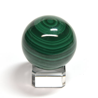 コンゴ共和国産マラカイト 丸玉 39.6mm #SB058