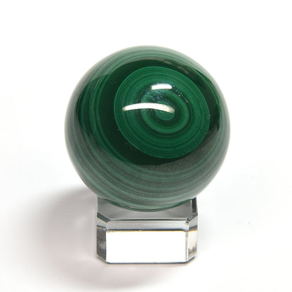 コンゴ共和国産マラカイト 丸玉 39.6mm #SB058
