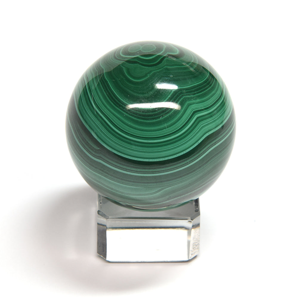 コンゴ共和国産マラカイト 丸玉 39.6mm #SB060