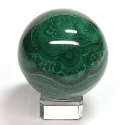コンゴ共和国産マラカイト 丸玉 50.2mm #SB061