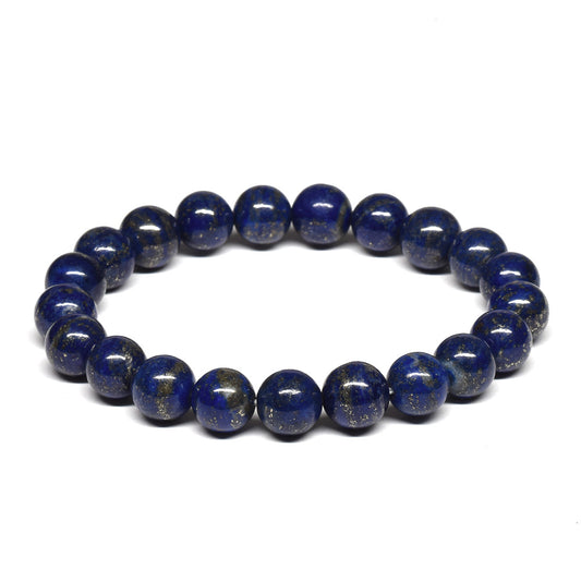 [鑑別付]ラピスラズリ ブレスレット 9-9.5mm #SB081