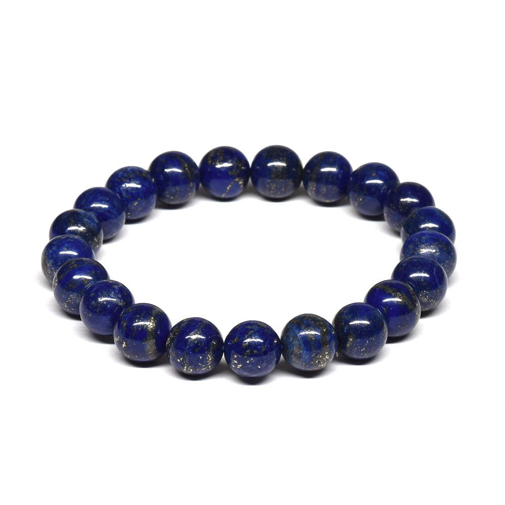 [鑑別付]ラピスラズリ ブレスレット 9-9.5mm #SB082