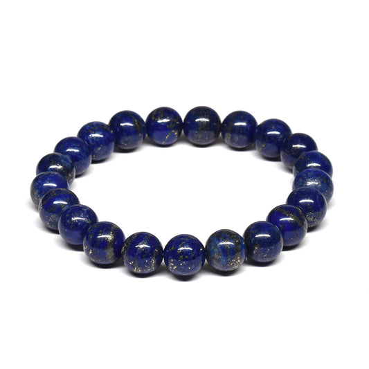 [鑑別付]ラピスラズリ ブレスレット 9-9.5mm #SB082