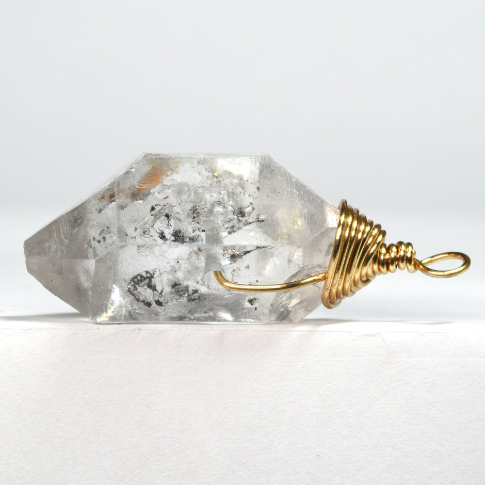 両剣水晶 ペンダントトップ 38.7x16.7x12.8mm #SB094