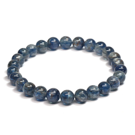 カイヤナイト（ガーネット入り） ブレスレット 7mm #SB103