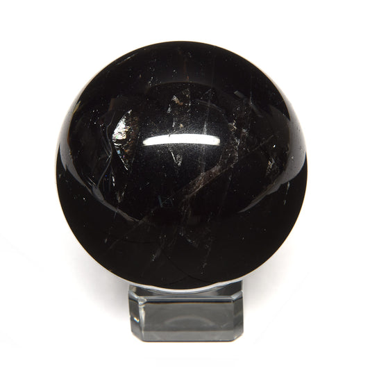 [鑑別付]チベット産スターモリオン 丸玉 52mm #SB114