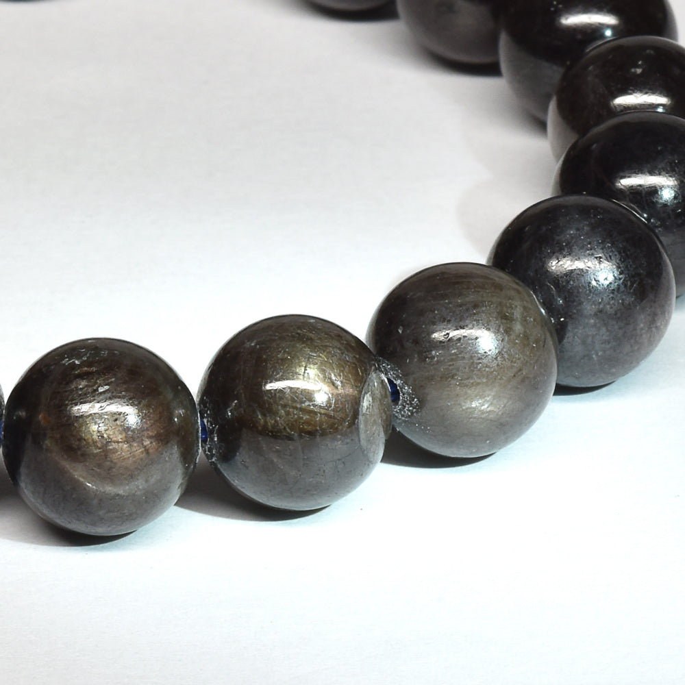 ブラックスターサファイア ブレスレット 10.5 mm #SB117