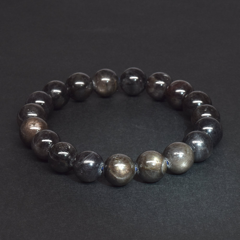 ブラックスターサファイア ブレスレット 10.5 mm #SB117