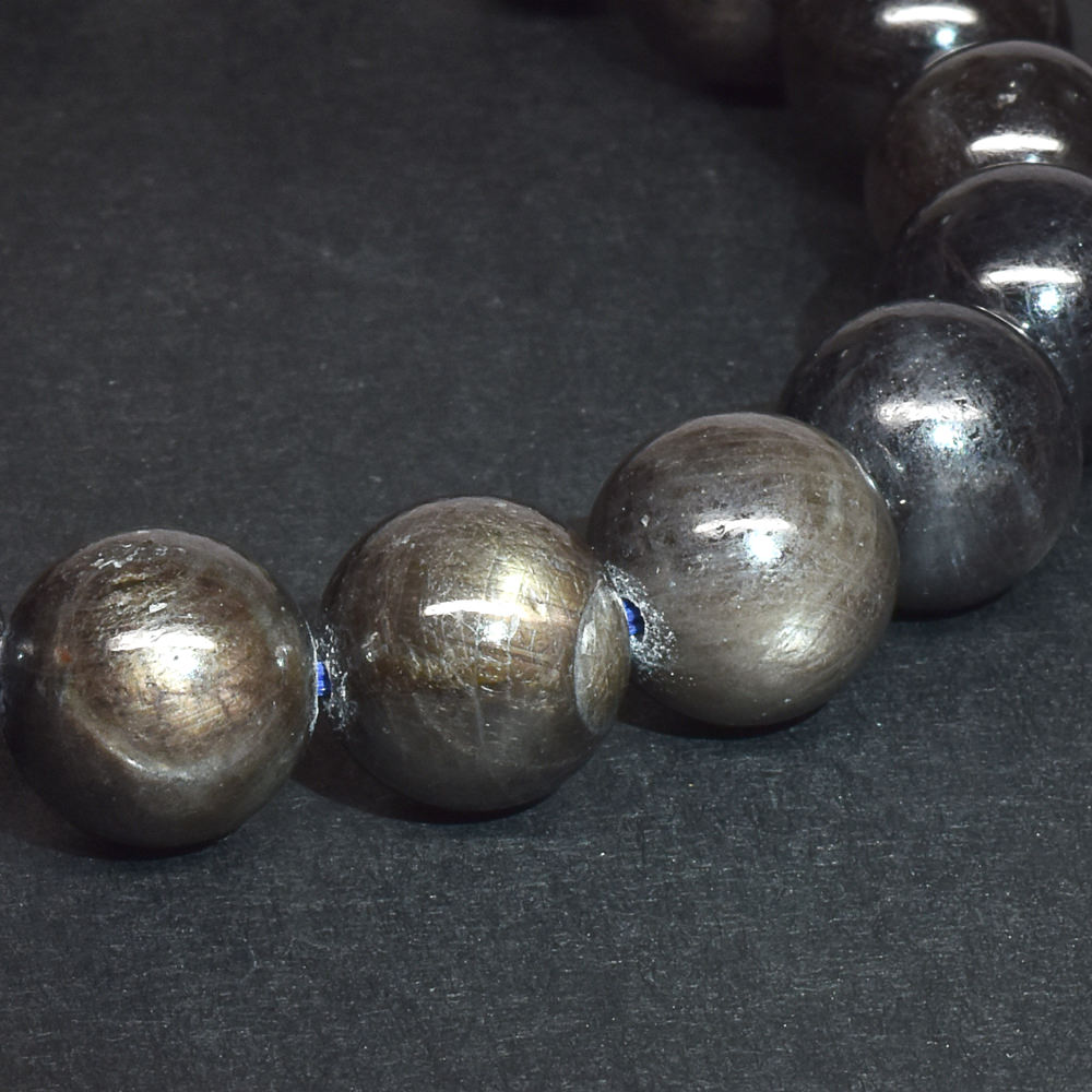 ブラックスターサファイア ブレスレット 10.5 mm #SB117