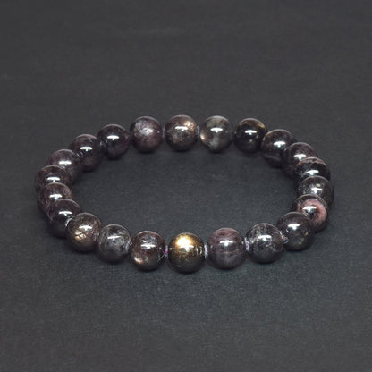 ブラックスターサファイア ブレスレット 8.5mm #SB118