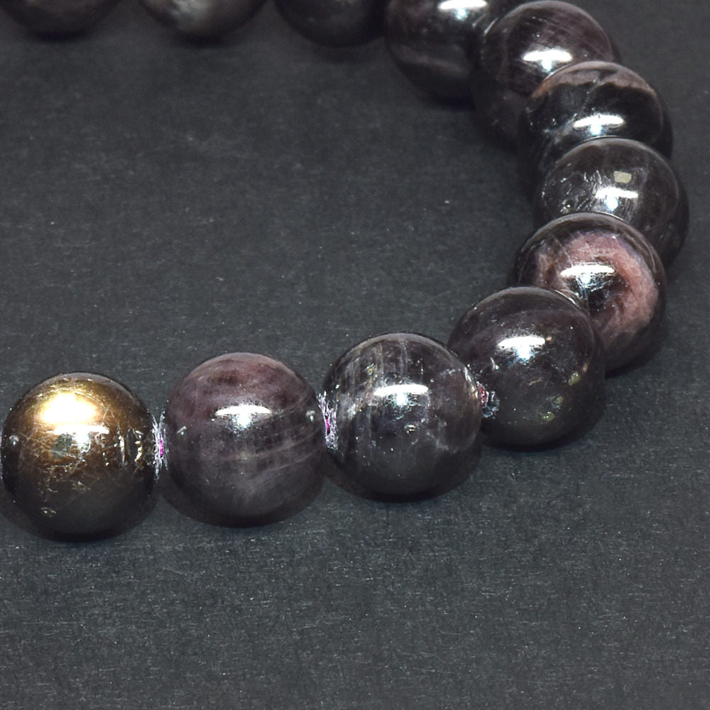ブラックスターサファイア ブレスレット 8.5mm #SB118
