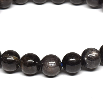 ブラックスターサファイア ブレスレット 7.5mm #SB119
