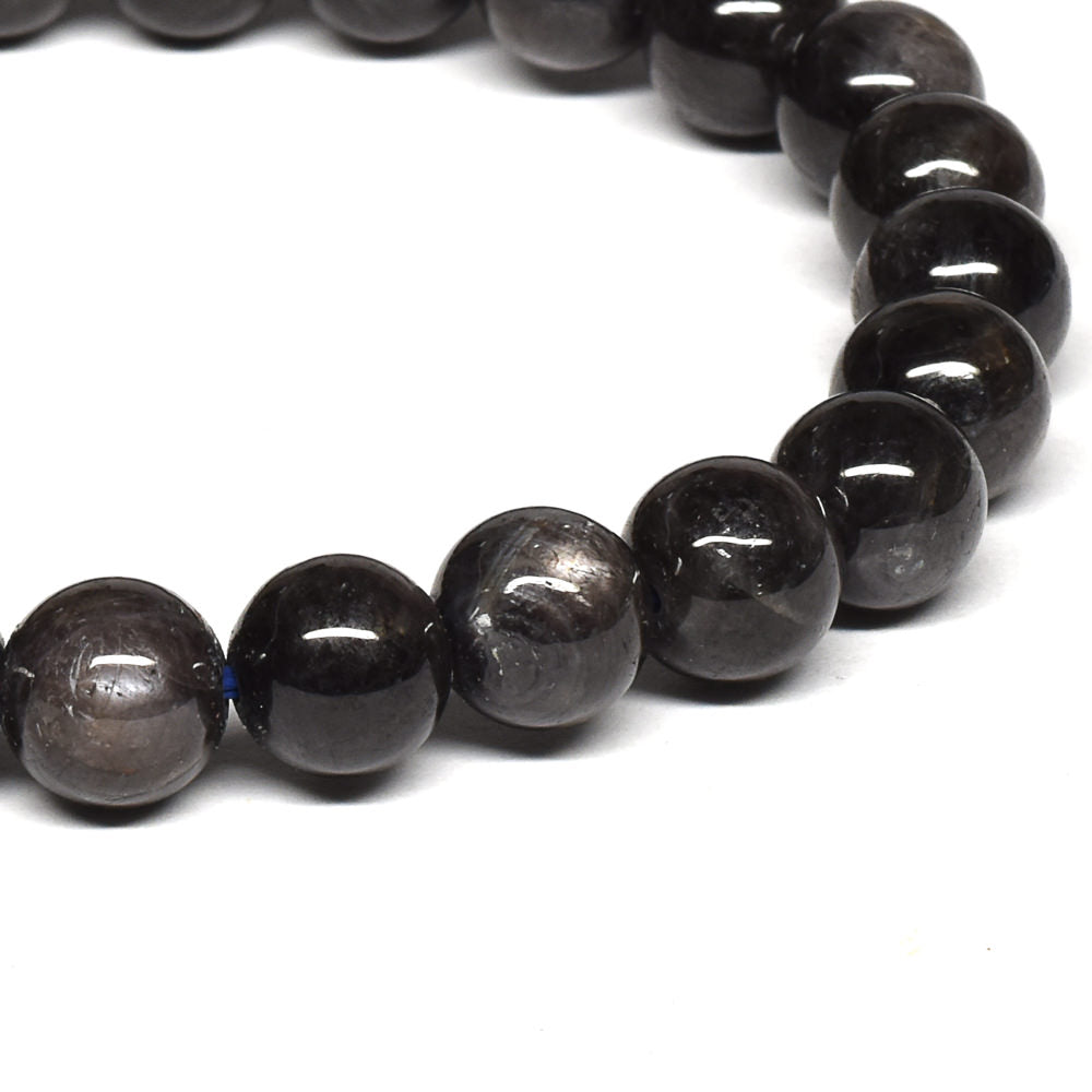 ブラックスターサファイア ブレスレット 7.5mm #SB119