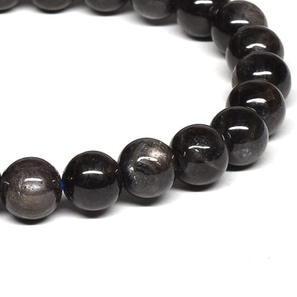 ブラックスターサファイア ブレスレット 7.5mm #SB119