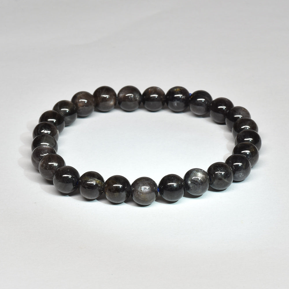 ブラックスターサファイア ブレスレット 7.5mm #SB119