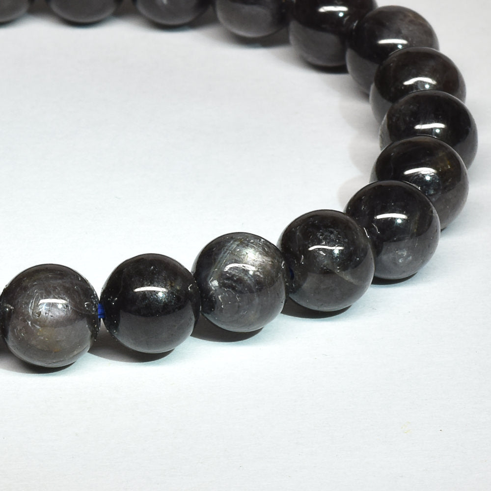 ブラックスターサファイア ブレスレット 7.5mm #SB119