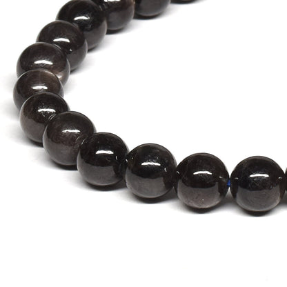 ブラックスターサファイア ブレスレット 6.5mm #SB120