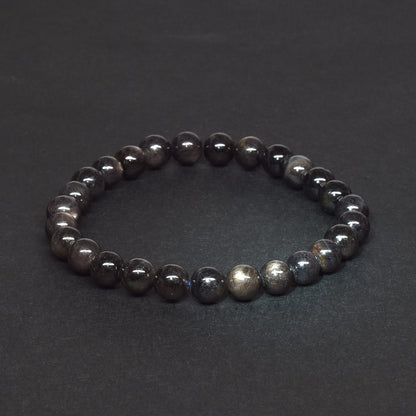 ブラックスターサファイア ブレスレット 6.5mm #SB120