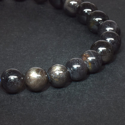 ブラックスターサファイア ブレスレット 6.5mm #SB120