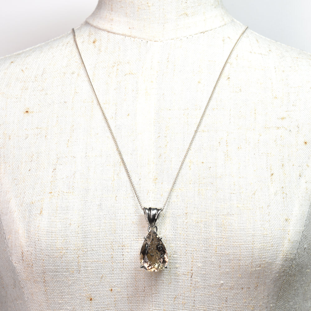 エレスチャルクォーツ SV925 ペンダントトップ 25x11.2x9.2mm #SB124