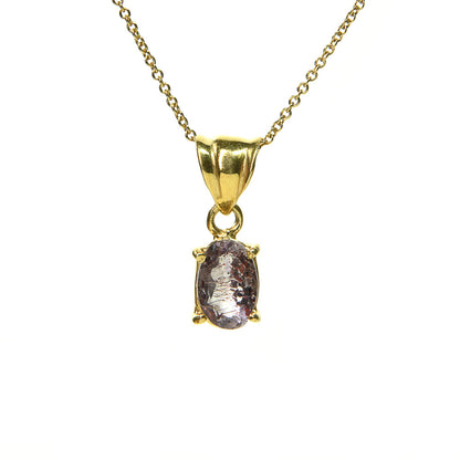 エレスチャルクォーツ 18KGP ペンダントトップ 19x7.3x5.5mm #SB126