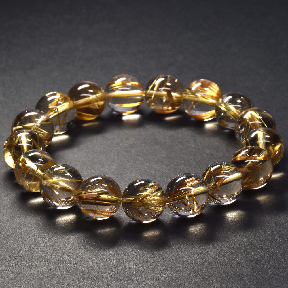 タイチンルチルクォーツ ブレスレット 12-12.5mm #SB134