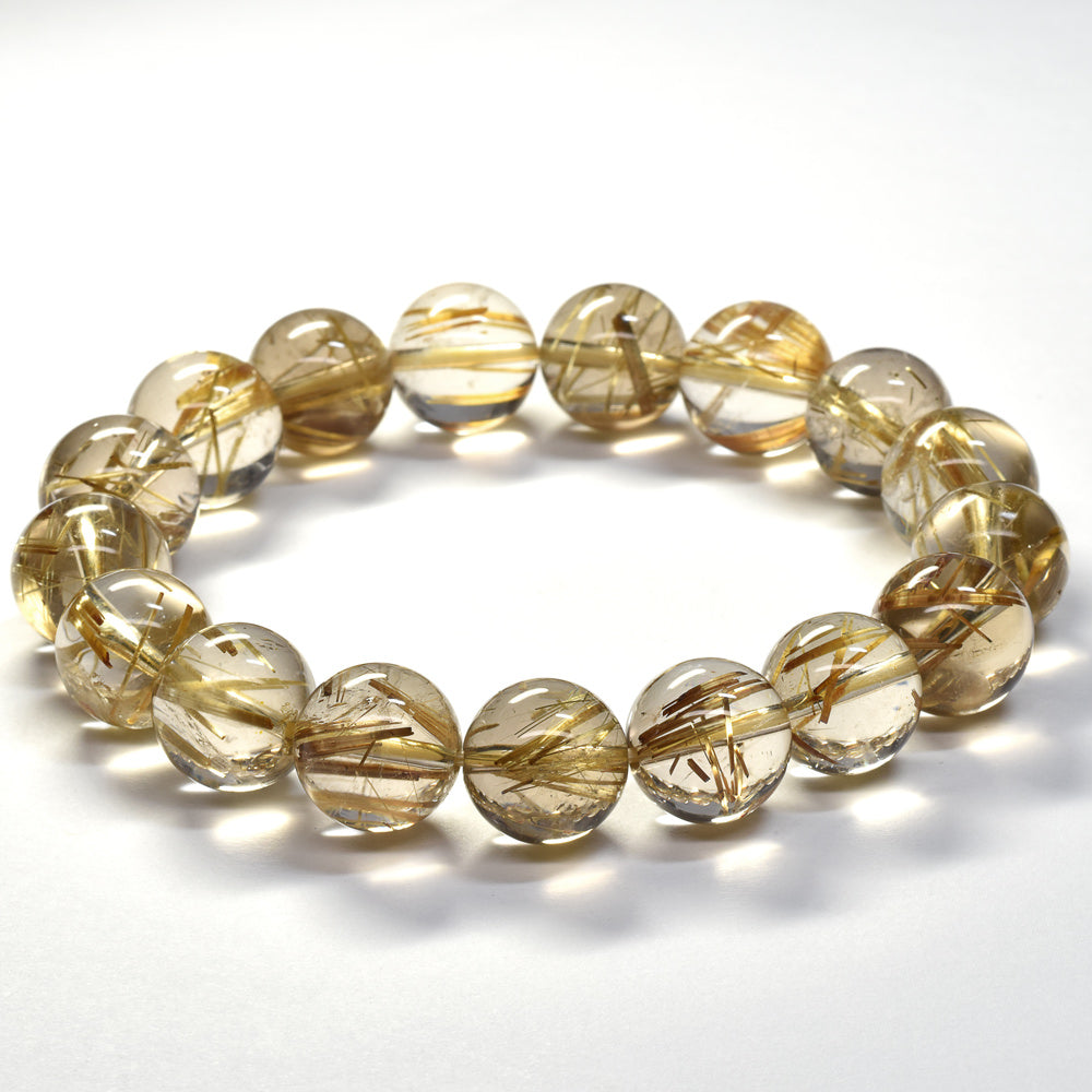 タイチンルチルクォーツ ブレスレット 12-12.5mm #SB134