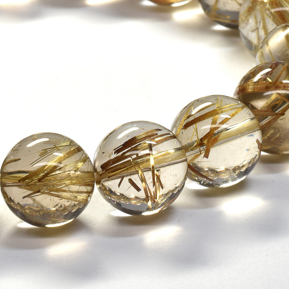 タイチンルチルクォーツ ブレスレット 12-12.5mm #SB134