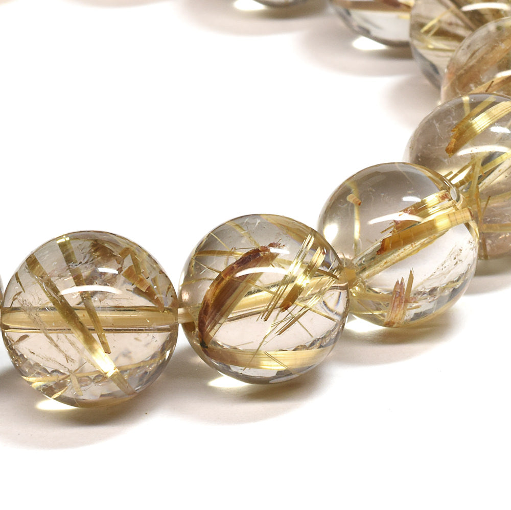 タイチンルチルクォーツ ブレスレット 12-12.5mm #SB134