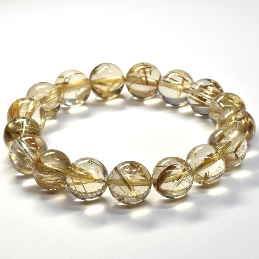 タイチンルチルクォーツ ブレスレット 12-12.5mm #SB134