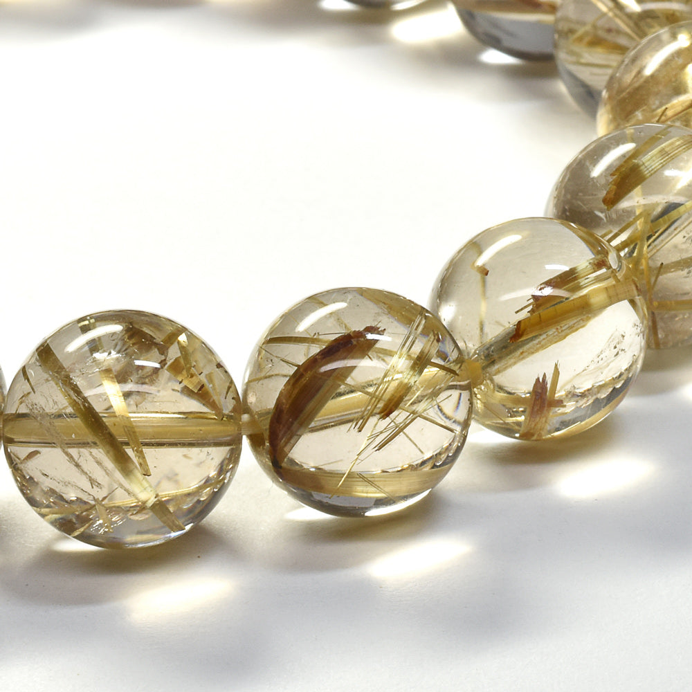 タイチンルチルクォーツ ブレスレット 12-12.5mm #SB134