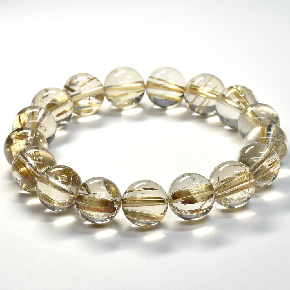 タイチンルチルクォーツ ブレスレット 12.5-13mm #SB135