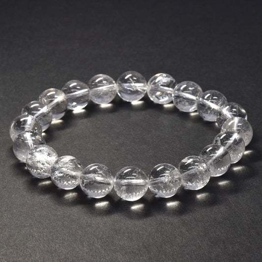山梨県産 黒平水晶 ブレスレット 10mm #SB159