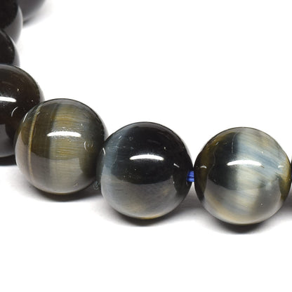 [鑑別付]サンダーボルト・ゼブラタイガーアイ ブレスレット 10mm #SB179