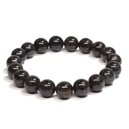 [鑑別付]ブラックルチルクォーツ ブレスレット 10mm #SB181