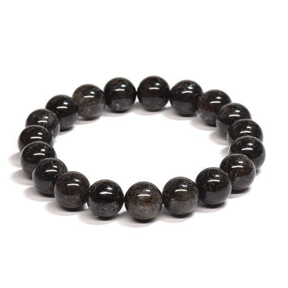 [鑑別付]ブラックルチルクォーツ ブレスレット 10mm #SB182