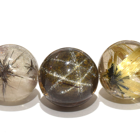 ★限定販売★ミックスルチルクォーツ ブレスレット 13.5-15mm #SB209