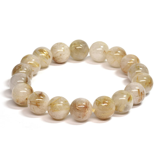 ゴールドルチルクォーツ ブレスレット 12mm #SC004