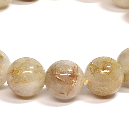ゴールドルチルクォーツ ブレスレット 12mm #SC004