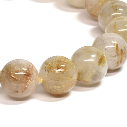 ゴールドルチルクォーツ ブレスレット 12mm #SC004