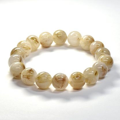 ゴールドルチルクォーツ ブレスレット 12mm #SC004