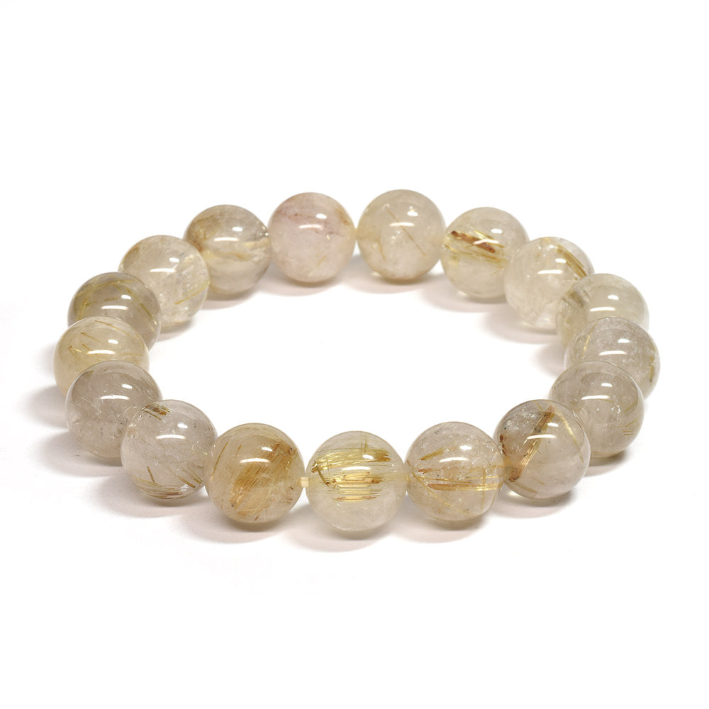ゴールドルチルクォーツ ブレスレット 12mm #SC005
