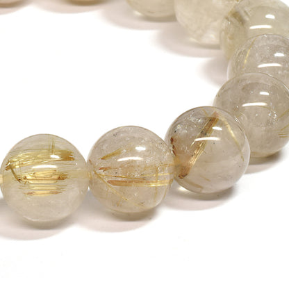 ゴールドルチルクォーツ ブレスレット 12mm #SC005