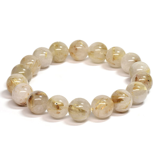 ゴールドルチルクォーツ ブレスレット 12mm #SC006